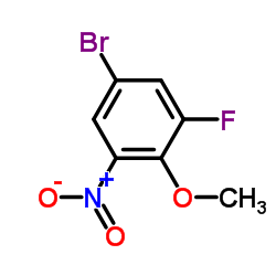 5-Bromo-1-fluoro-2-methoxy-3-nitrobenzene Structure
