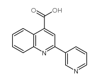 2-吡啶-3-基-喹啉-4-羧酸结构式