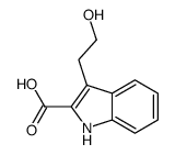 3-(2-羟基乙基)-1H-吲哚-2-羧酸结构式