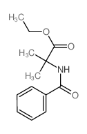 ethyl 2-benzamido-2-methyl-propanoate结构式