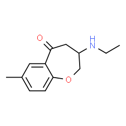 1-Benzoxepin-5(2H)-one,3-(ethylamino)-3,4-dihydro-7-methyl-(9CI)结构式