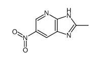 2-METHYL-6-NITRO-3H-IMIDAZO[4,5-B]PYRIDINE结构式