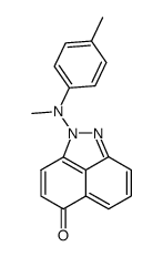 2-(methyl(p-tolyl)amino)benzo[cd]indazol-5(2H)-one结构式