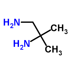 1,2-二氨基-2-甲基丙烷结构式