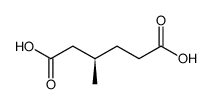 (r)-3-methylhexanedioic acid Structure