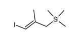 (E)-1-iodo-2-methyl-3-trimethylsilylpropene Structure