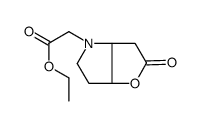 ethyl 2-[(3aR,6aR)-2-oxo-3a,5,6,6a-tetrahydro-3H-furo[3,2-b]pyrrol-4-yl]acetate结构式