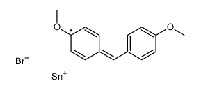 bis(4-methoxyphenyl)methyl-bromostannane Structure