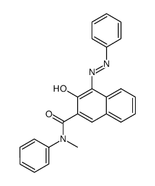 1-phenylazo-2-hydroxy-3-naphtho-N-methylanilide结构式