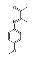 3-(4-methoxyphenyl)iminobutan-2-one Structure