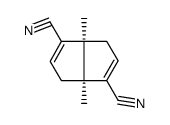 (3aS,6aS)-3a,6a-dimethyl-3,6-dihydropentalene-1,4-dicarbonitrile结构式