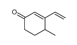 3-ethenyl-4-methylcyclohex-2-en-1-one结构式