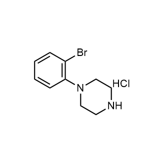 1-(2-溴苯基)哌嗪;盐酸盐结构式