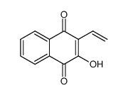 2-hydroxy-3-vinyl-[1,4]naphthoquinone结构式