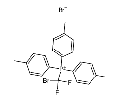(bromodifluoromethyl)tri-p-tolylphosphonium bromide Structure