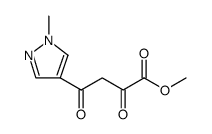 1H-Pyrazole-4-butanoic acid, 1-methyl-α,γ-dioxo-, methyl ester Structure