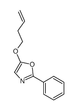 5-but-3-enoxy-2-phenyl-1,3-oxazole结构式