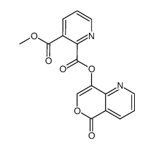4-hydroxy(pyridyl-3-carbomethoxy-2-carboxyl)-5-aza-3,4-isochromen-1-one结构式
