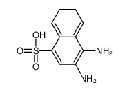 3,4-diaminonaphthalene-1-sulfonic acid Structure