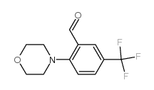 2-吗啉-5-(三氟甲基)苯甲醛结构式