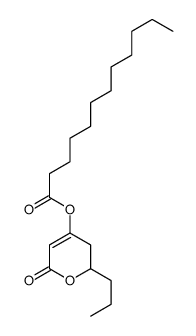 (6-oxo-2-propyl-2,3-dihydropyran-4-yl) dodecanoate结构式