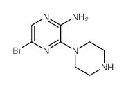2-氨基-5-溴-3-哌嗪基吡嗪图片