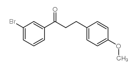 3'-BROMO-3-(4-METHOXYPHENYL)PROPIOPHENONE结构式