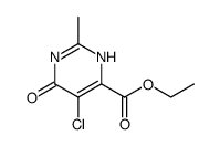 ethyl 5-chloro-6-hydroxy-2-Methylpyrimidine-4-carboxylate Structure