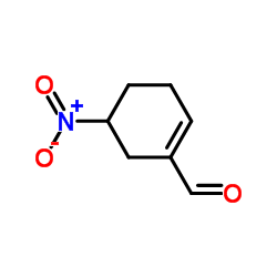 5-Nitro-1-cyclohexene-1-carbaldehyde Structure