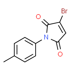 3-Bromo-1-(4-methylphenyl)-1H-pyrrole-2,5-dione结构式