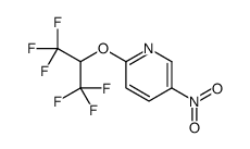 2-(1,1,1,3,3,3-hexafluoropropan-2-yloxy)-5-nitropyridine Structure