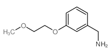 3-(2-甲氧基-乙氧基)-苄胺结构式