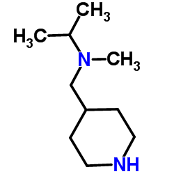 N-Methyl-N-(4-piperidinylmethyl)-2-propanamine Structure