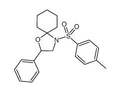 2-phenyl-4-(toluene-4-sulfonyl)-1-oxa-4-azaspiro[4.5]decane结构式