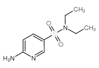 6-amino-N,N-diethylpyridine-3-sulfonamide结构式
