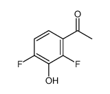 1-(2,4-二氟-3-羟基苯基)乙酮结构式