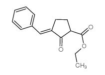 3-亚苄基-2-氧代-环戊基羧酸乙酯结构式