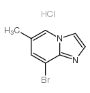 8-溴-6-甲基咪唑并[1,2-a]吡啶盐酸盐结构式