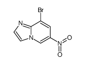8-溴-6-硝基咪唑并[1,2-a]吡啶结构式
