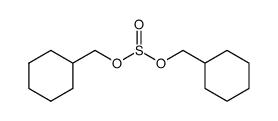 bis(cyclohexylmethyl) sulfite Structure