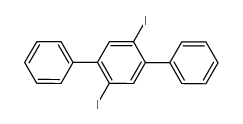 1,4-diiodo-2,5-diphenylbenzene Structure