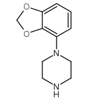1-苯并[1,3]二氧代l-4-基-哌嗪结构式