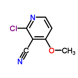 2-氯-4-甲氧基烟腈结构式