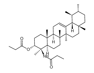 N-propyl-3-α-propionyloxy-4-amino-24-norurs-12-ene Structure