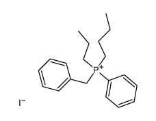 Propyl-butyl-phenyl-benzyl-phosphoniumiodid Structure