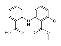 2-(2-Carboxy-phenylamino)-6-chloro-benzoic acid methyl ester Structure