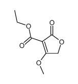 3-ethoxycarbonyl-4-methoxyfuran-2(5H)-one Structure