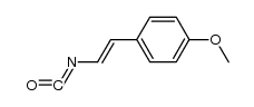 4-methoxycinnamyl isocyanate结构式
