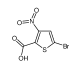 5-溴-3-硝基噻吩-2-羧酸结构式