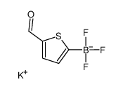 5-甲酰-2-噻吩三氟硼酸钾结构式